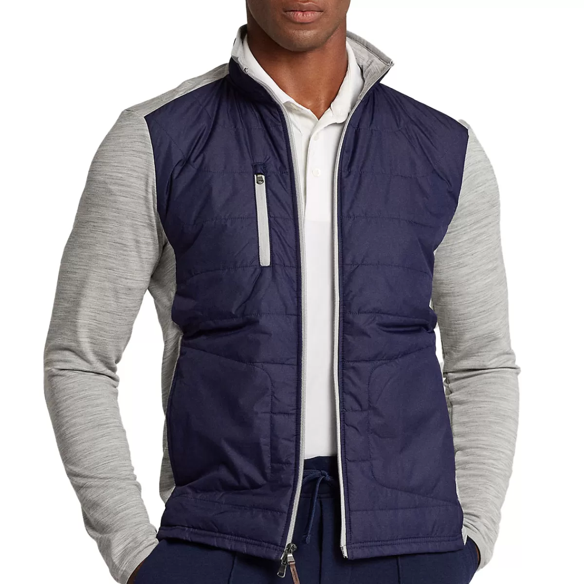 Cheap Men's Hybrid Mockneck Rlx Golf Jacket Men Men's Golf Jackets
