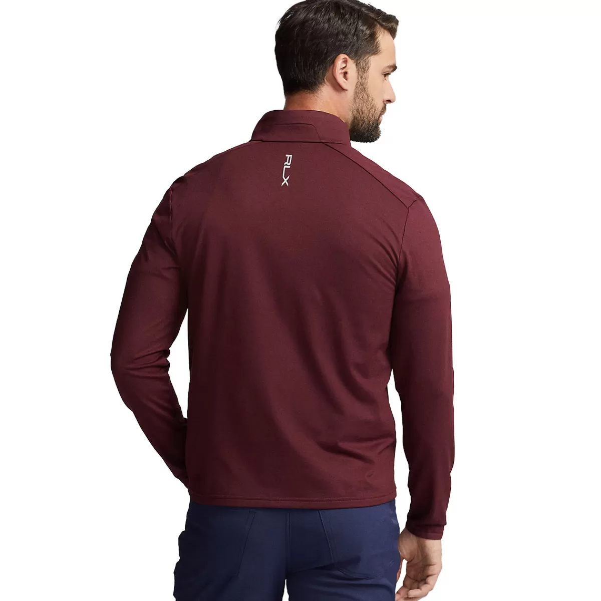 Online Men's Luxury Jersey Quarter Zip Golf Mid Layer Men Men's Golf Sweaters