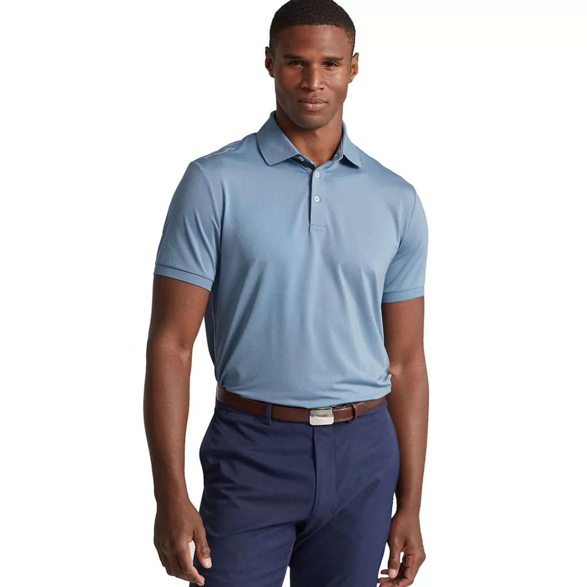 Flash Sale Men's Rlx Custom Slim Fit Stretch Golf Polo Shirt Men Men's Golf Polo Shirts