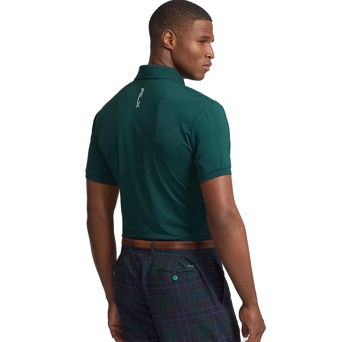 Hot Men's Rlx Custom Slim Fit Stretch Golf Polo Shirt Men Men's Golf Polo Shirts