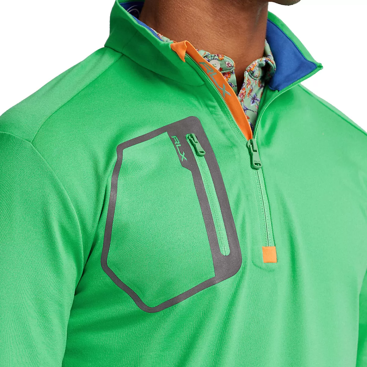 Best Men's Rlx Jersey Luxury Quarter Zip Golf Mid Layer Men Men's Golf Polo Shirts