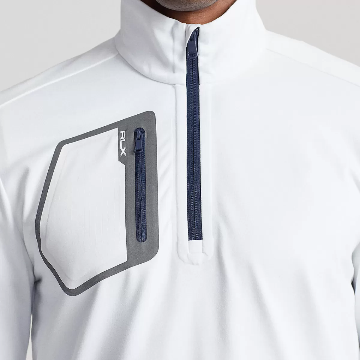 Best Men's Rlx Jersey Luxury Quarter Zip Golf Mid Layer Men Men's Golf Polo Shirts