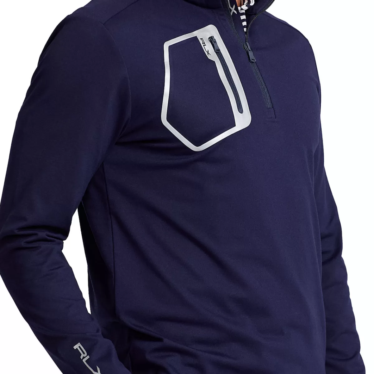 Clearance Performance Jersey Quarter Zip Golf Mid Layer Men Men's Golf Sweaters