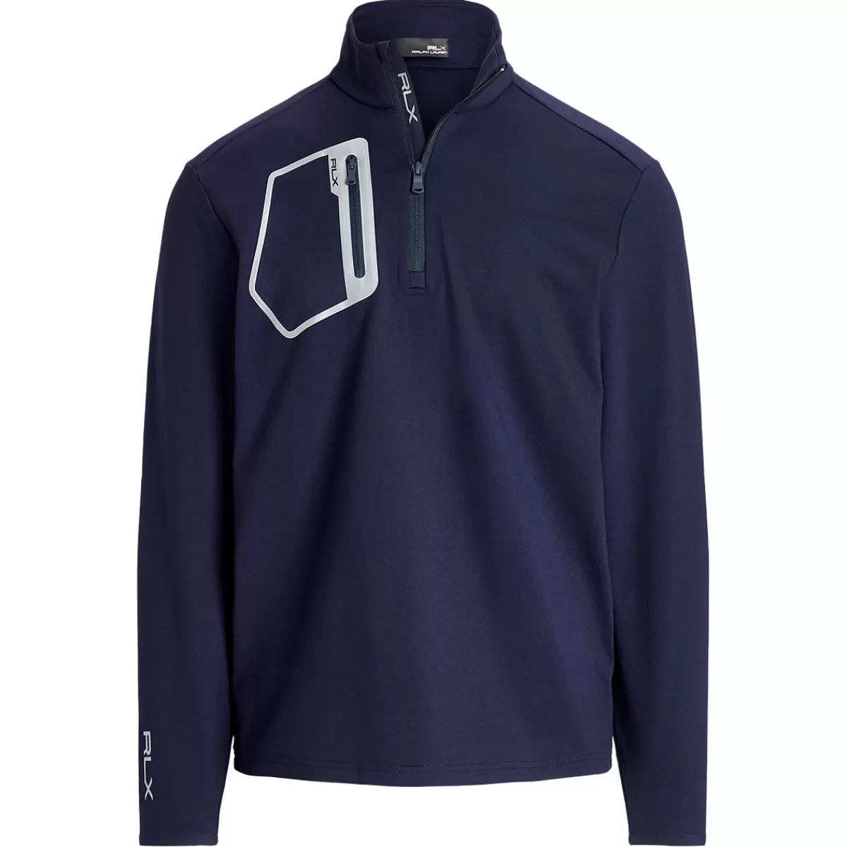 Clearance Performance Jersey Quarter Zip Golf Mid Layer Men Men's Golf Sweaters