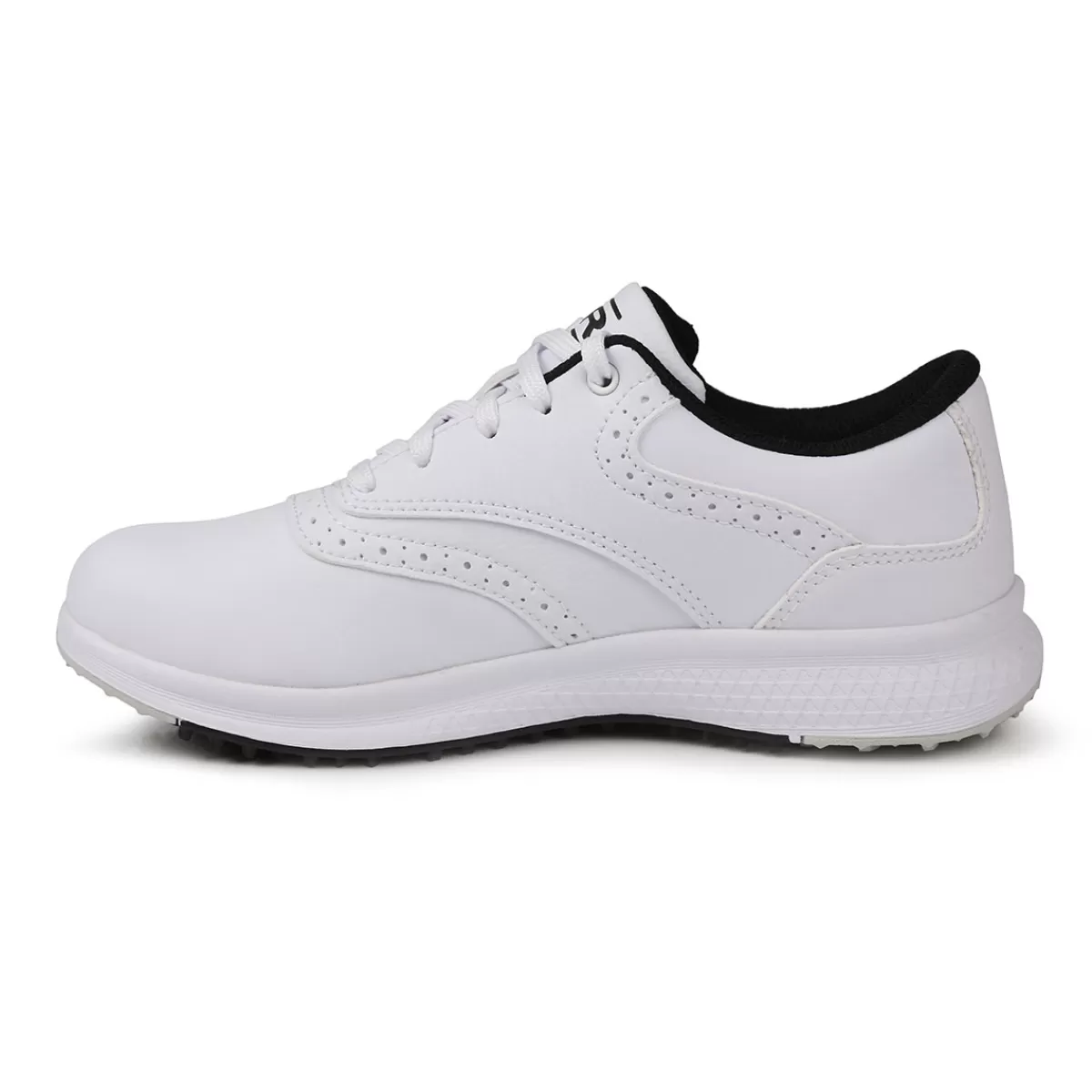 Sale Rife Ladies Sigma Waterproof Spikeless Golf Shoes White/White