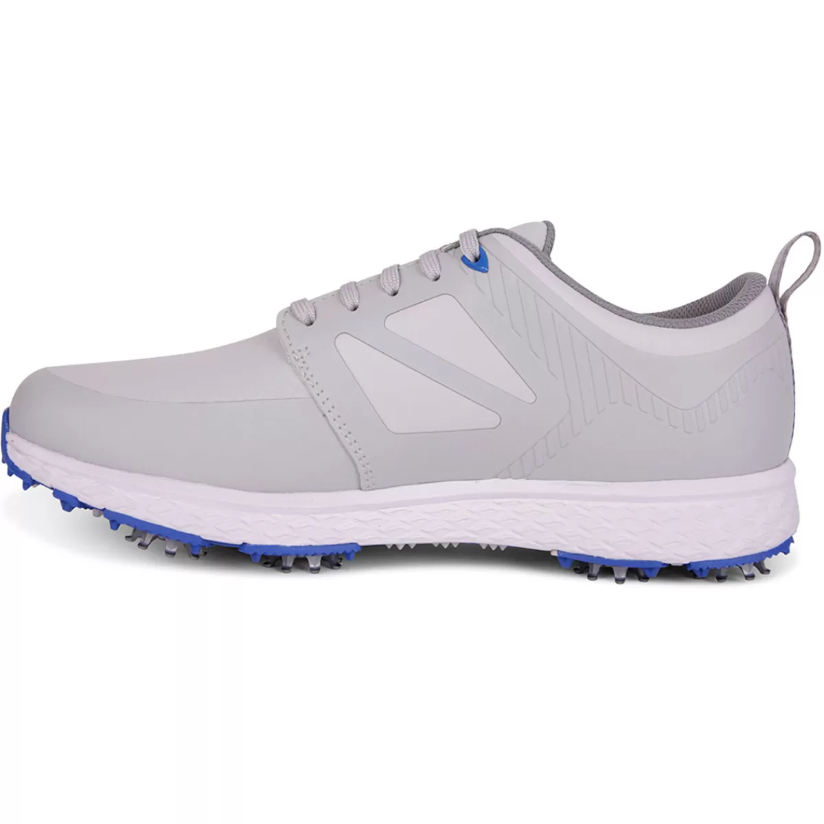 Cheap Rife Men's Rf-10 Edge Waterproof Spiked Golf Shoes Grey/Blue