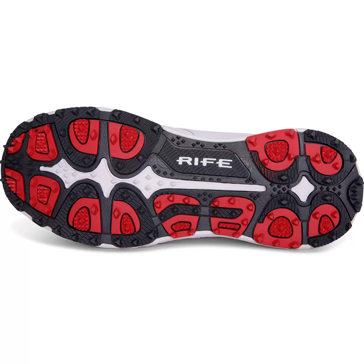 Cheap Rife Men's Rf-11 Force 2 Waterproof Spikeless Golf Shoes White/Grey