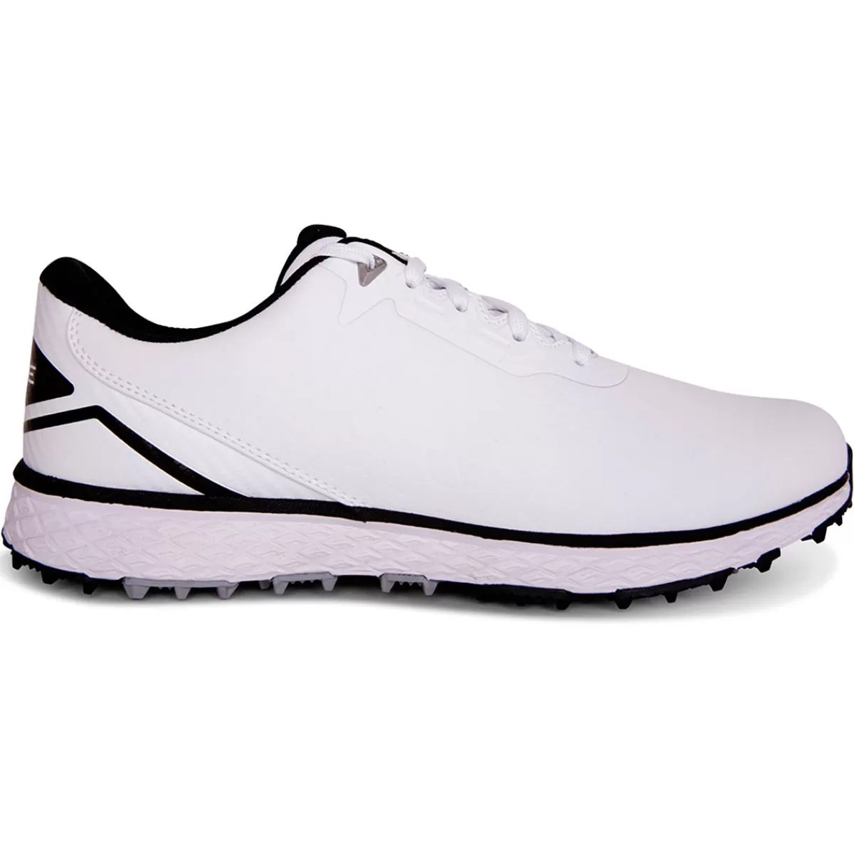 Hot Rife Men's Rf-12 Destiny Waterproof Spikeless Golf Shoes White/Black