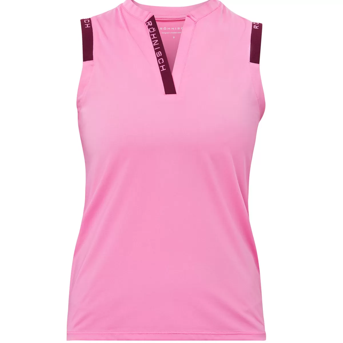 Cheap Röhnisch Rohnisch Ladies Abby Sleeveless Golf Polo Shirt