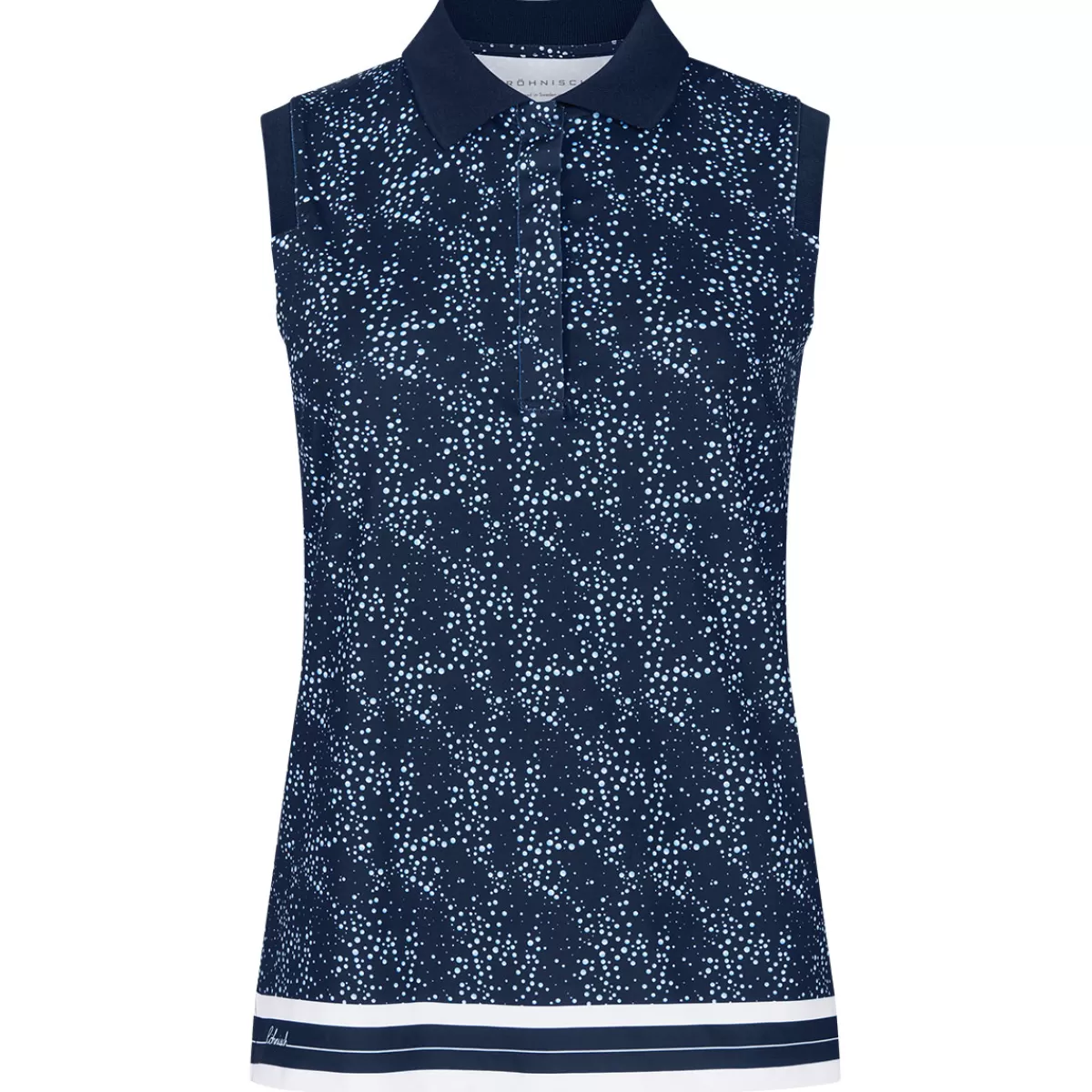 Shop Röhnisch Rohnisch Ladies Deni Sleeveless Golf Polo Shirt