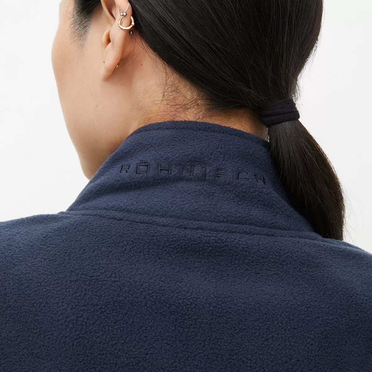 New Röhnisch Rohnisch Ladies Light Fleece Golf Midlayer Navy