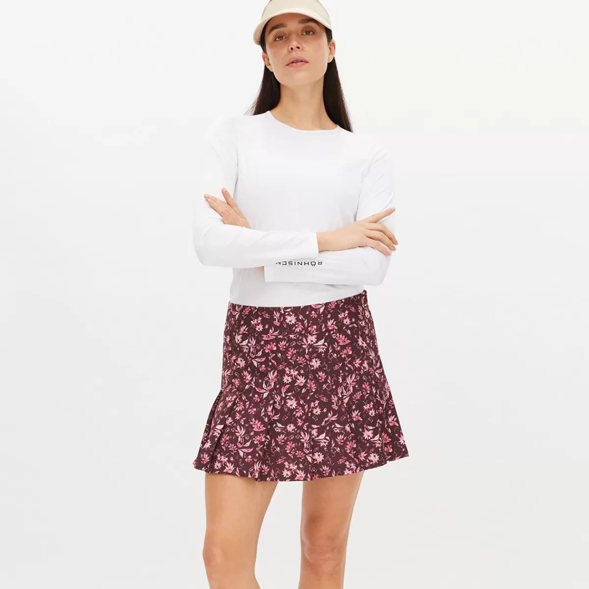 Flash Sale Röhnisch Rohnisch Ladies Lily Regular Pleat Golf Skort Neon Pink
