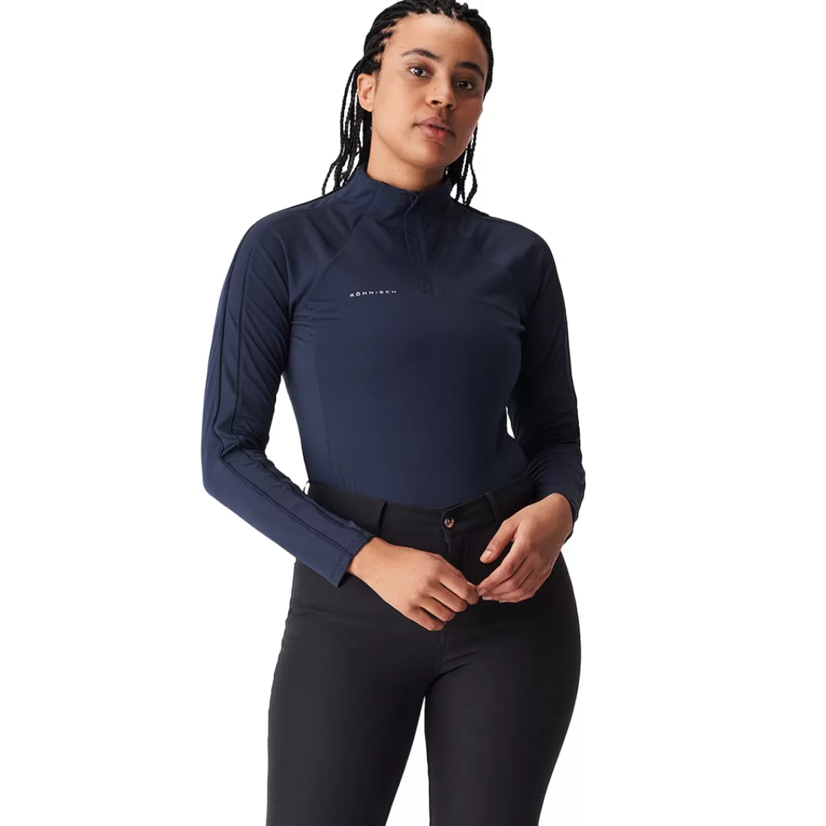 Best Röhnisch Rohnisch Ladies Serena Half Zip Golf Midlayer Navy Blue