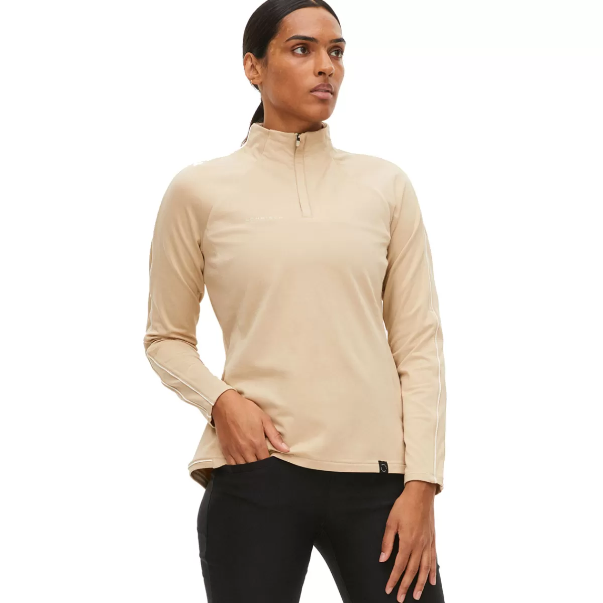 Flash Sale Röhnisch Rohnisch Ladies Serena Half Zip Golf Midlayer Safari