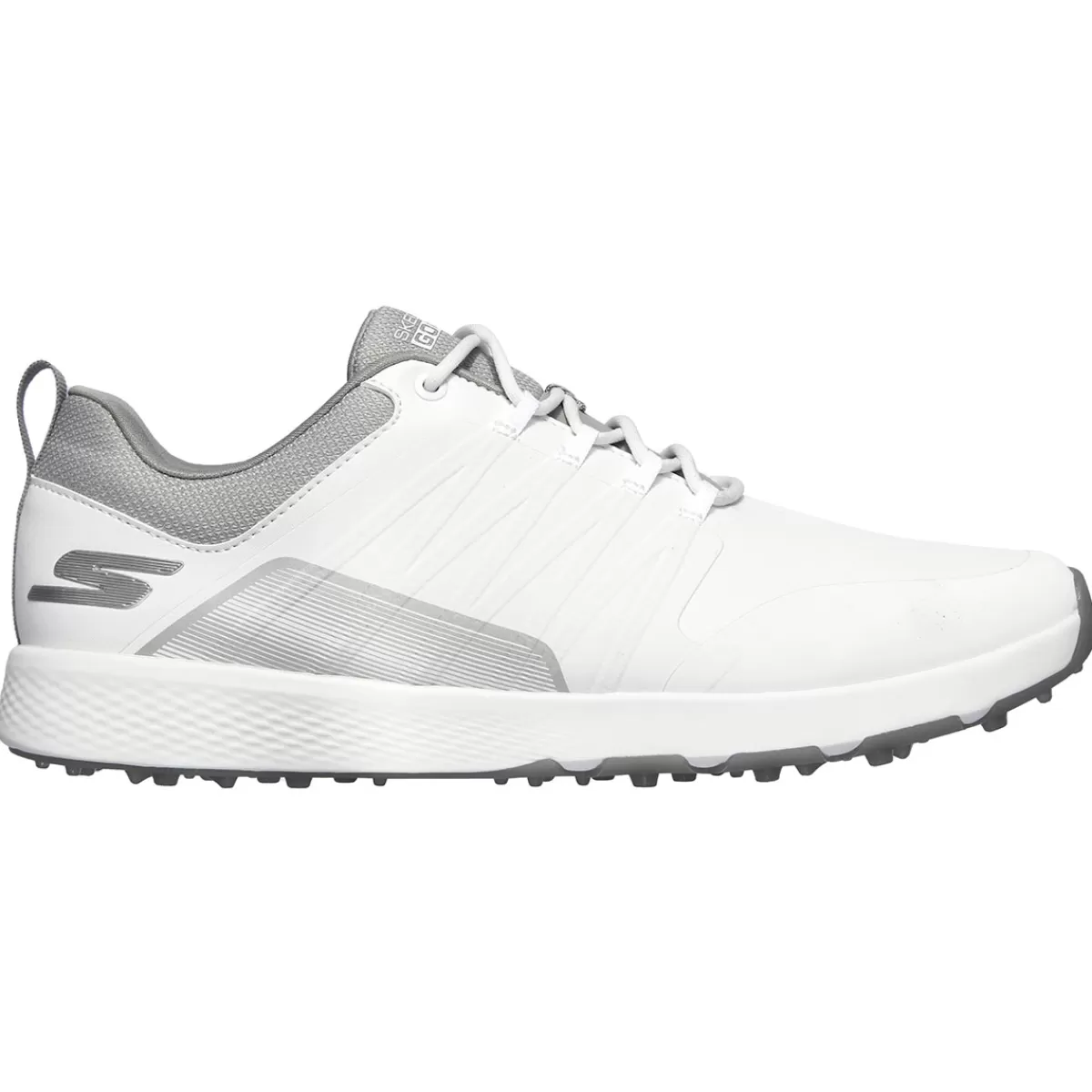 Best Sale Skechers Men's Elite 4 Victory Spikeless Golf Shoes White/Grey