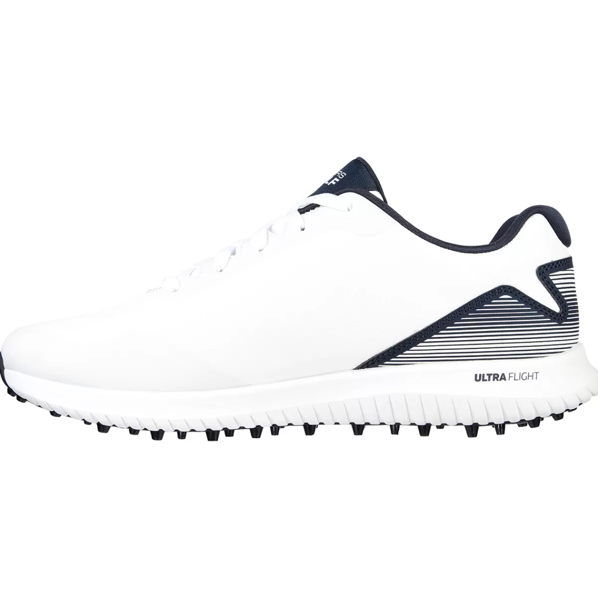 New Skechers Men's Go Max 2 Waterproof Spikeless Golf Shoes White/Navy
