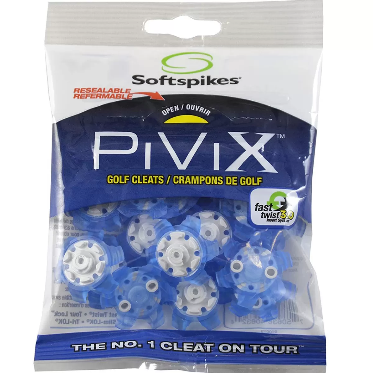 Shop Softspikes Softgolf Spikes Pivix Fast Twist 3.0 Golf Spikes Blue