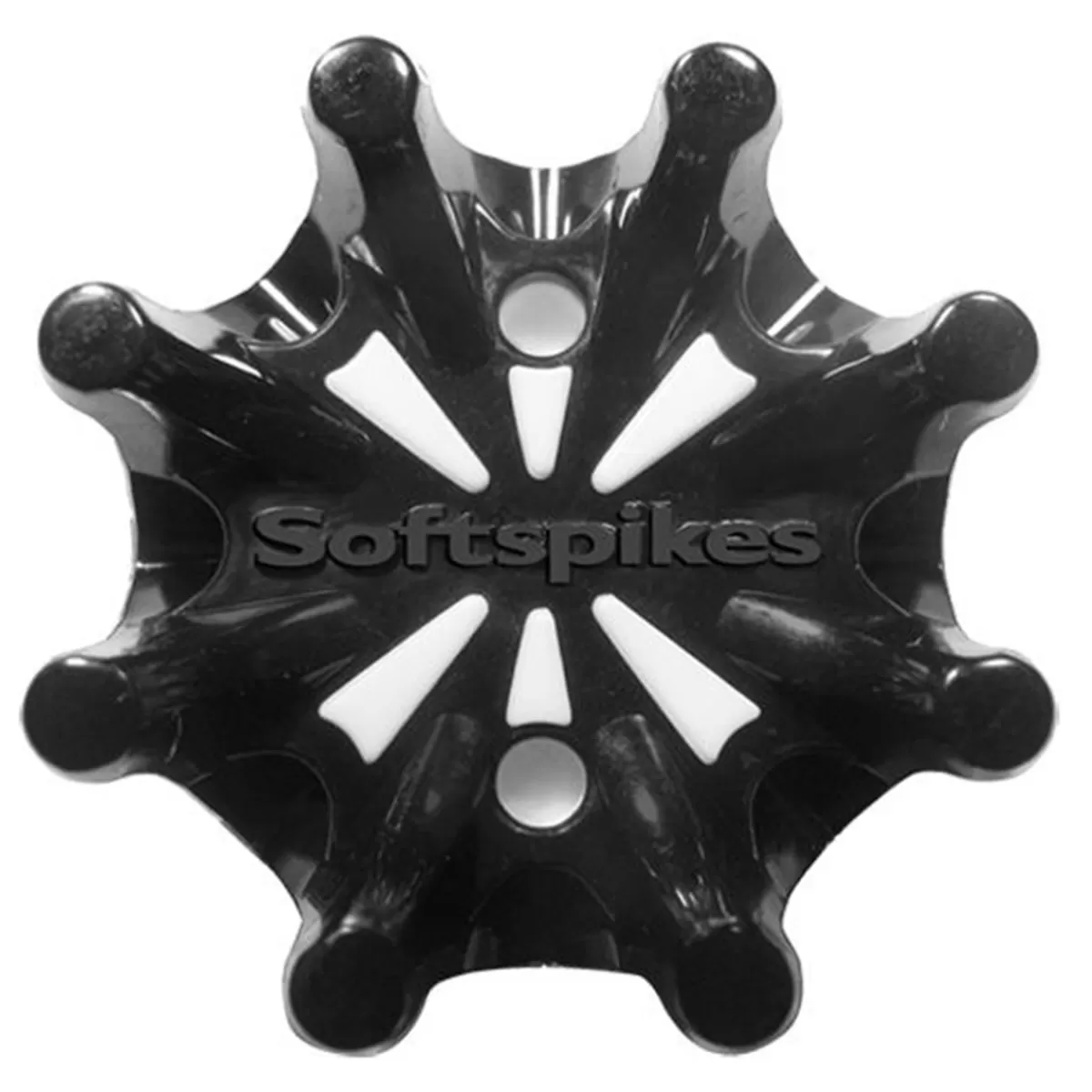 New Softspikes Softgolf Spikes Pulsar Fast Twist 3.0 Golf Spikes Black/White