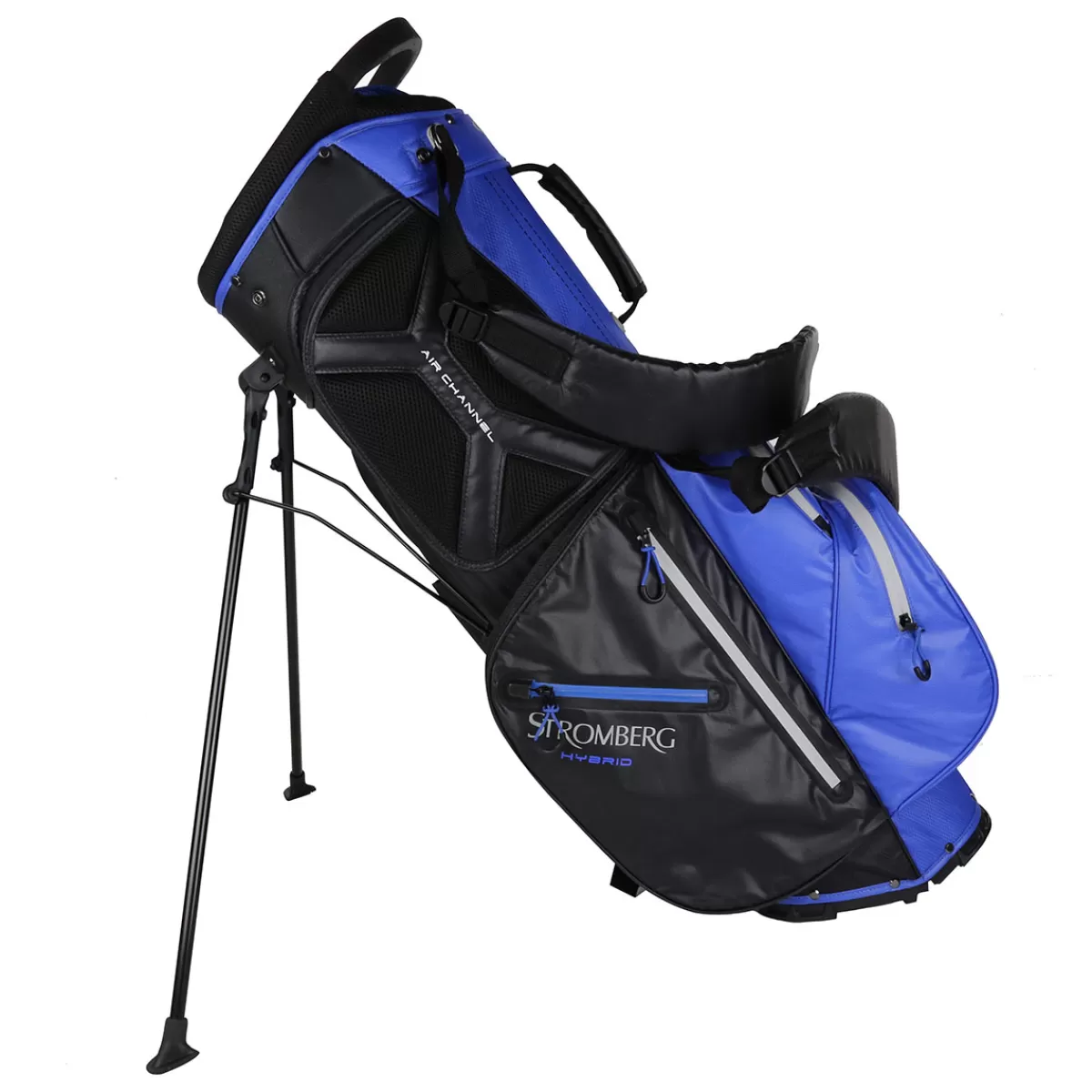 Cheap Stromberg Hybrid Waterproof Golf Stand Bag Black/Royal/Silver