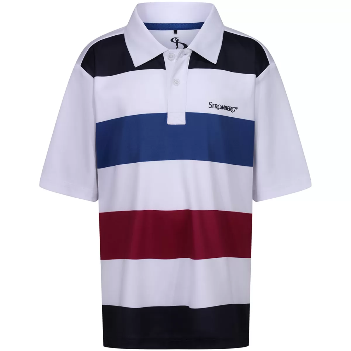 Best Sale Stromberg Junior Beat Stripe Stretch Golf Polo Shirt