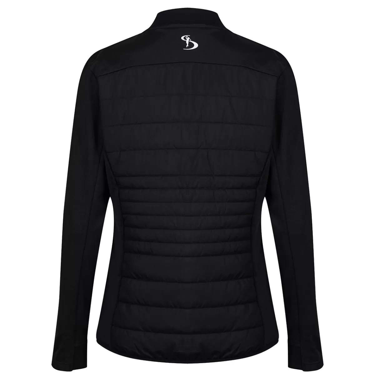 New Stromberg Ladies Chloe Full Zip Hybrid Quilted Midlayer Black