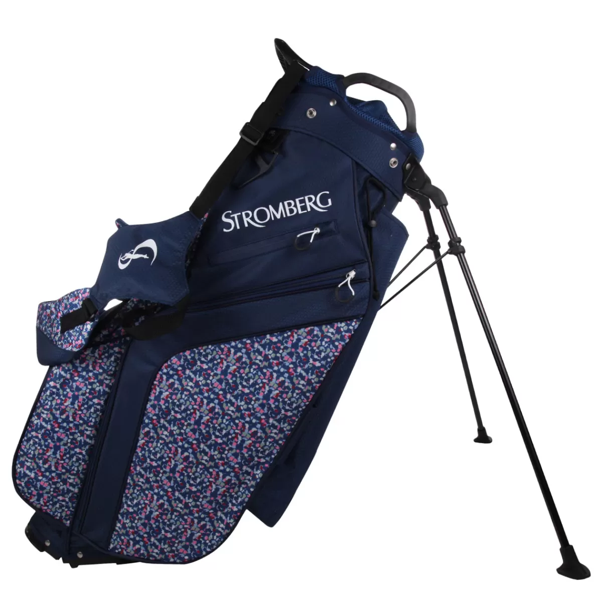 Outlet Stromberg Ladies Hybrid Golf Stand Bag Navy Multi