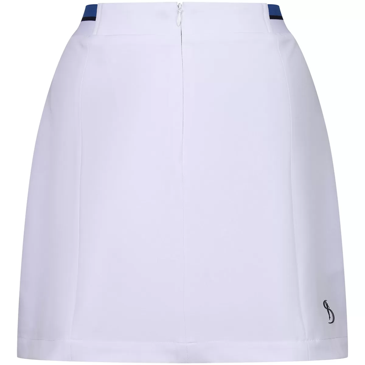 New Stromberg Ladies Sophia Stretch Golf Skort White/Cobalt