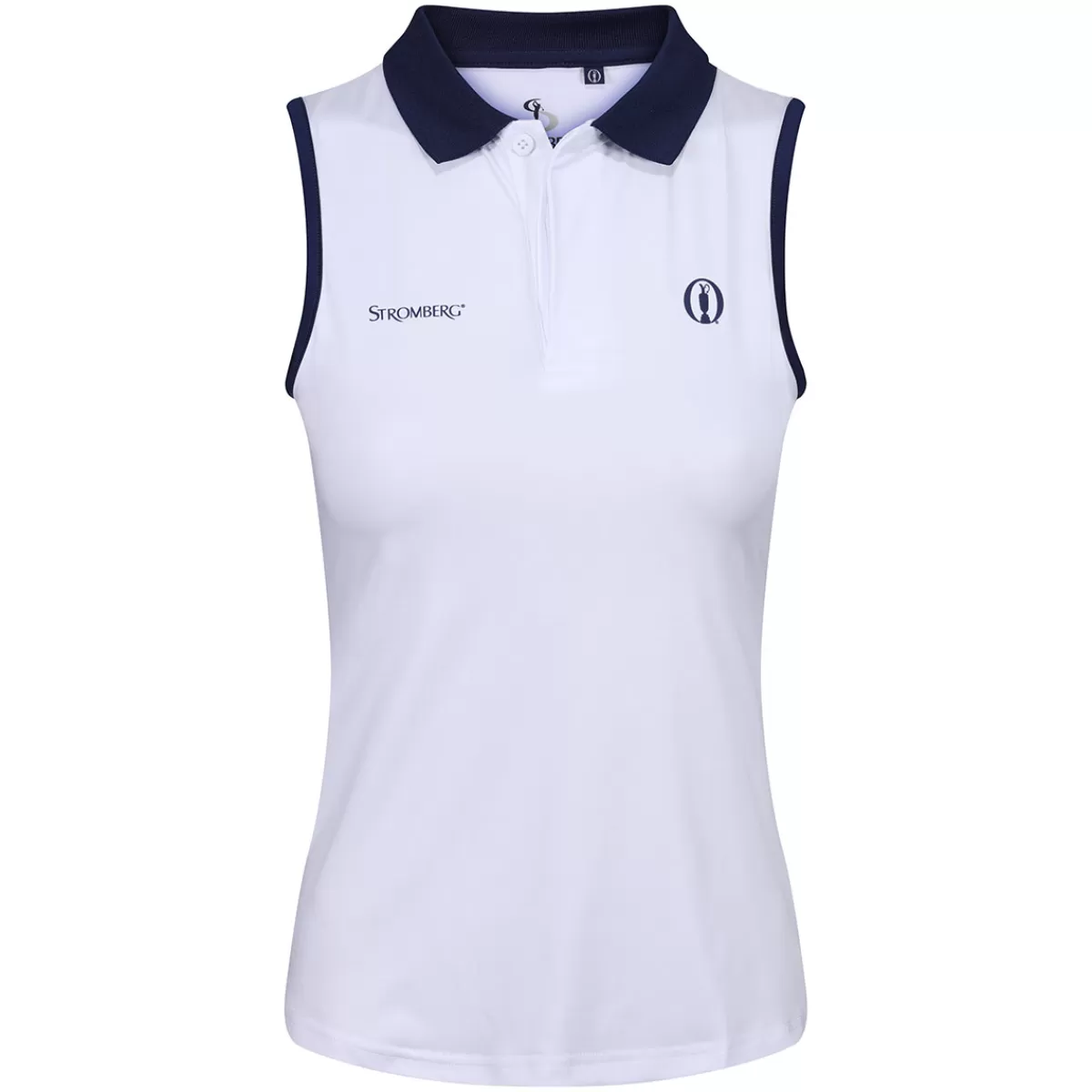 Clearance Stromberg Ladies The Open Whitworth Sleeveless Stretch Golf Polo Shirt