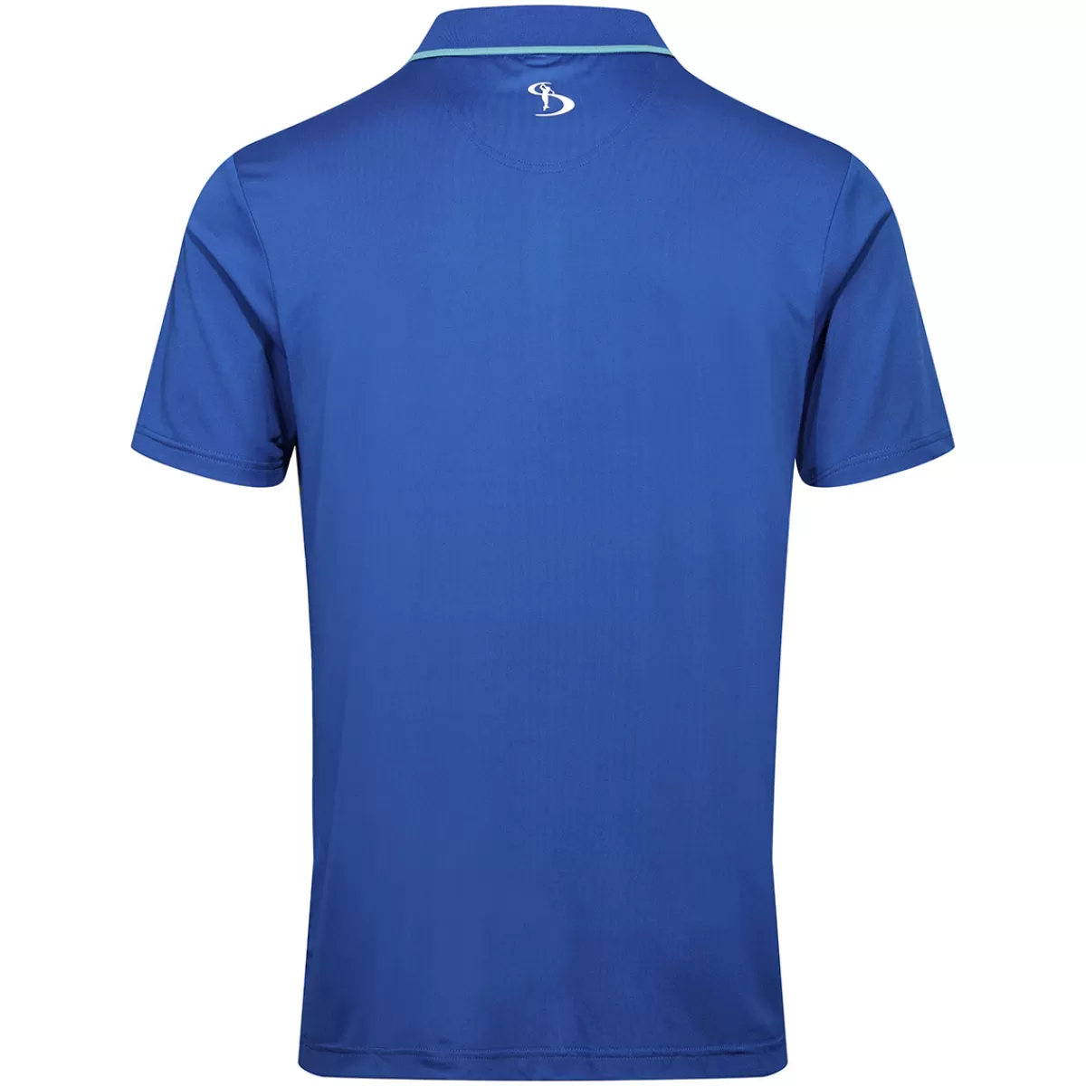 Best Sale Stromberg Men's Chest Band Stretch Golf Polo Shirt True Blue/Sulphur