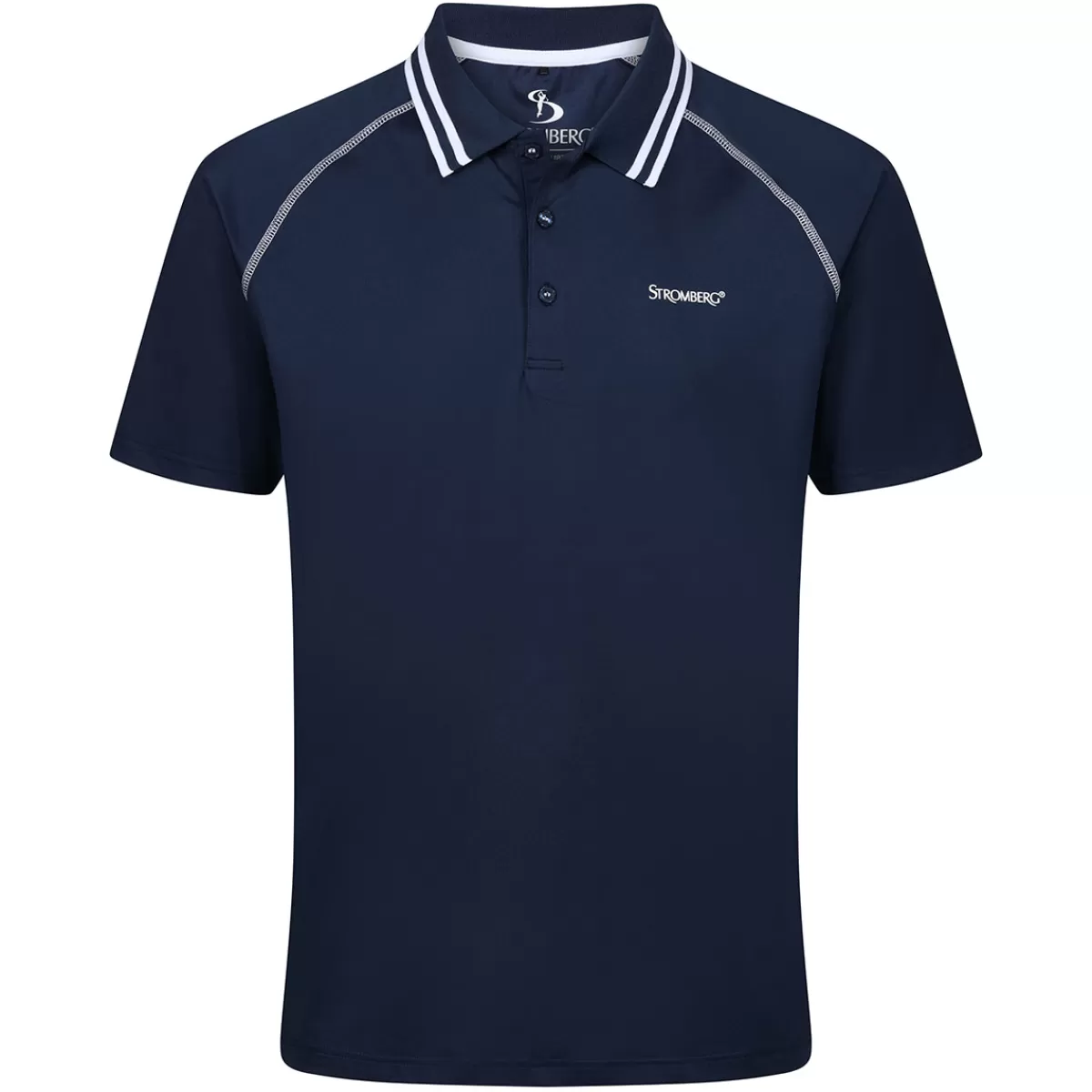 Cheap Stromberg Men's Collar Tipped Polo Shirt Navy