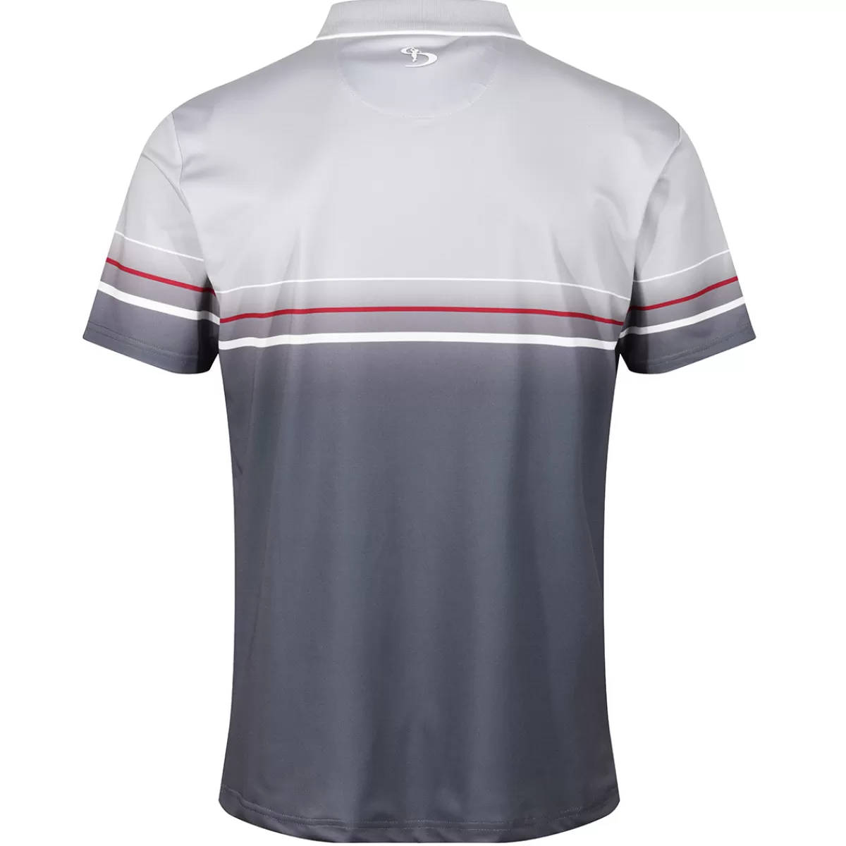 Hot Men's Colour Block Chest Stripe Golf Polo Shirt Men Men's Golf Polo Shirts