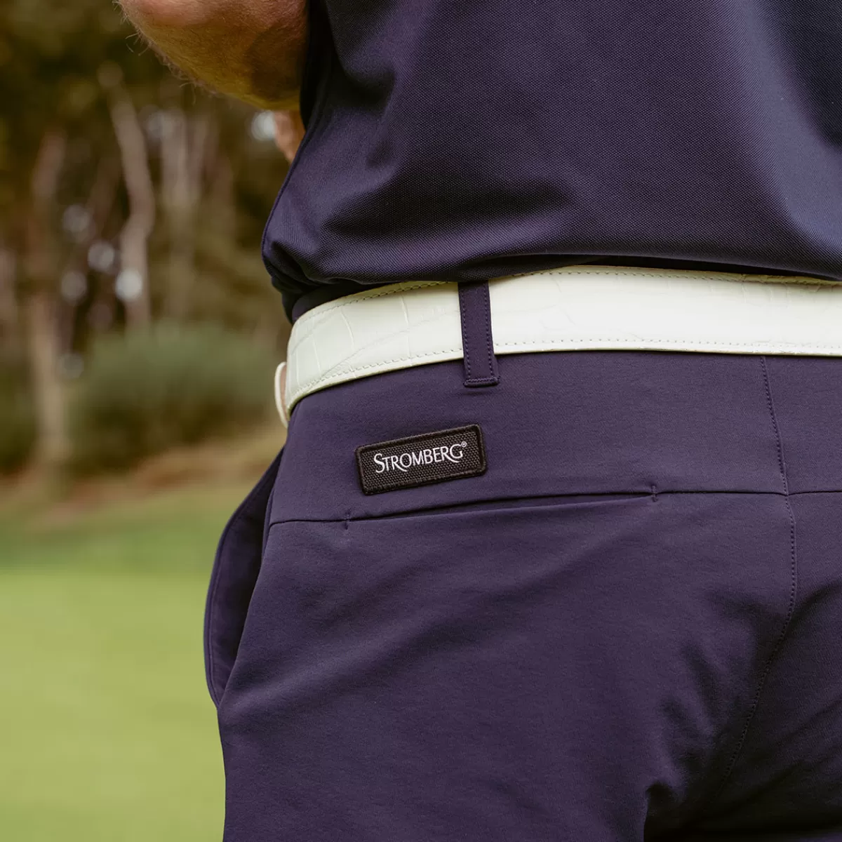 Cheap Men's Lee Sharpe Corner Jogger Golf Trousers Men Men's Golf Trousers