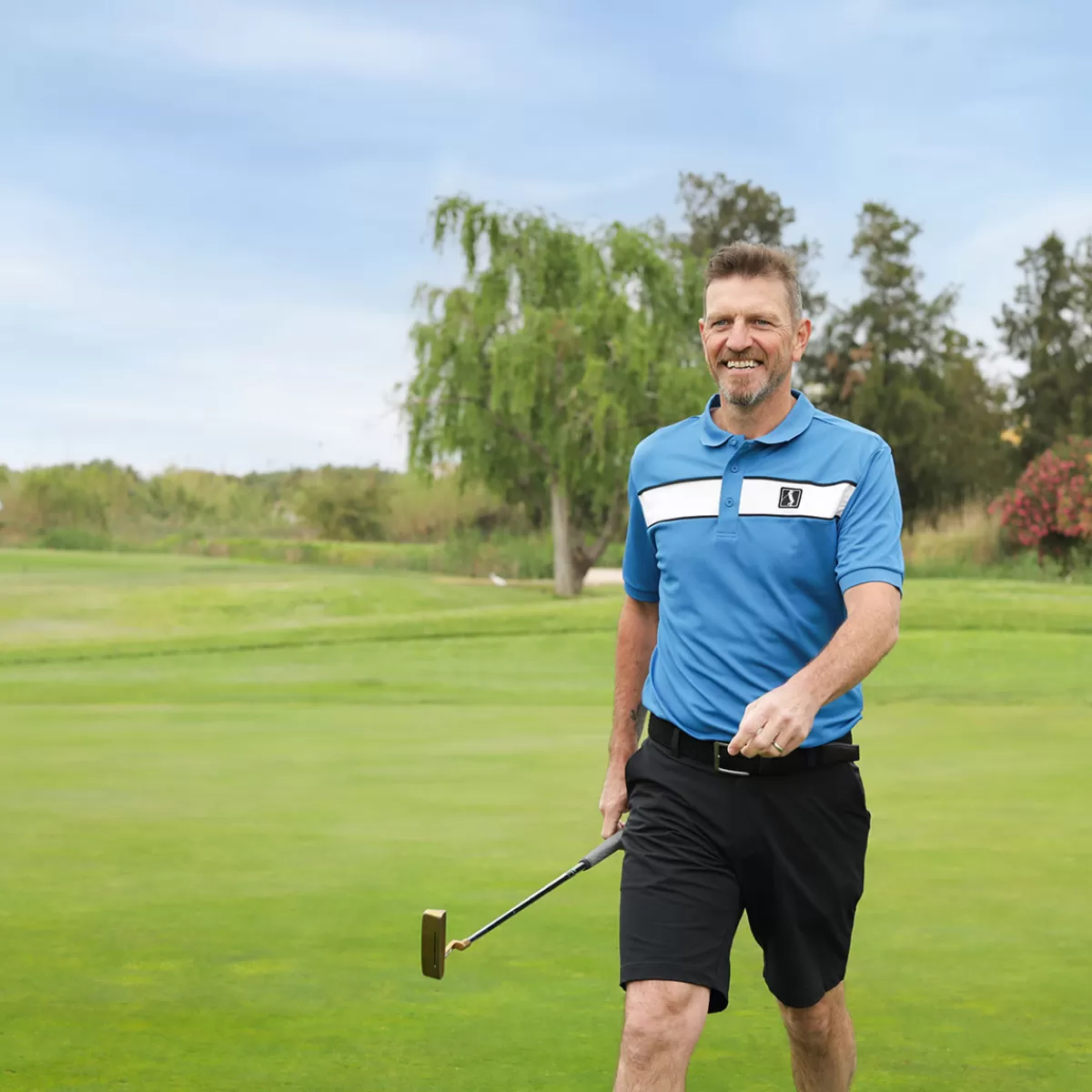 Clearance Stromberg Men's Lee Sharpe Gilbert Golf Polo Shirt