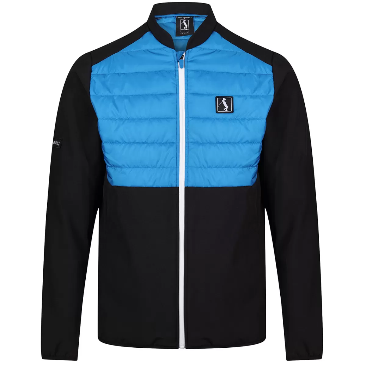 Sale Stromberg Men's Lee Sharpe Jaxx Hybrid Golf Jacket Blue/Black