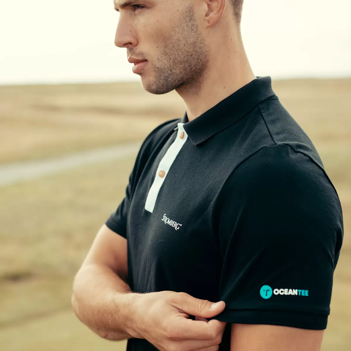 New Men's Ocean Tee Collaboration Breathable Golf Polo Shirt Men Men's Golf Polo Shirts