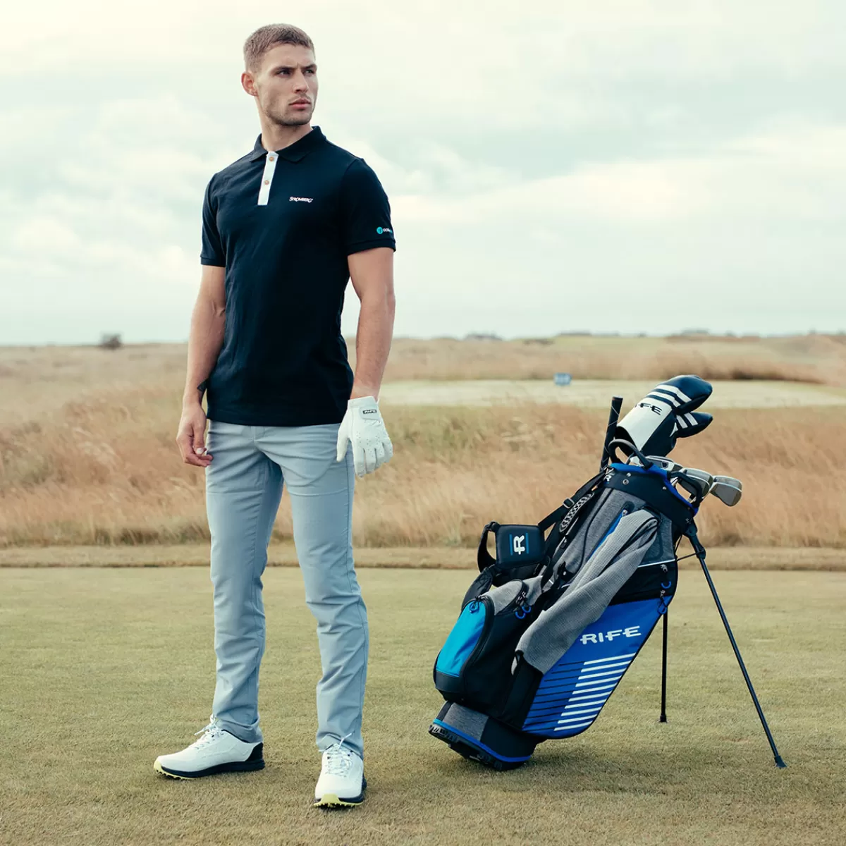 New Men's Ocean Tee Collaboration Breathable Golf Polo Shirt Men Men's Golf Polo Shirts
