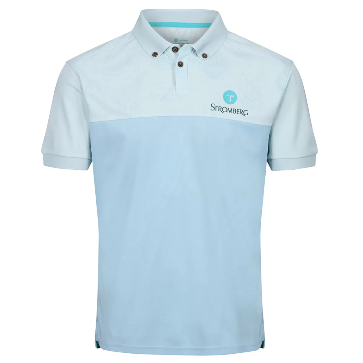 Shop Ocean Tee Stromberg Men's Oceantee Half Golf Polo Shirt