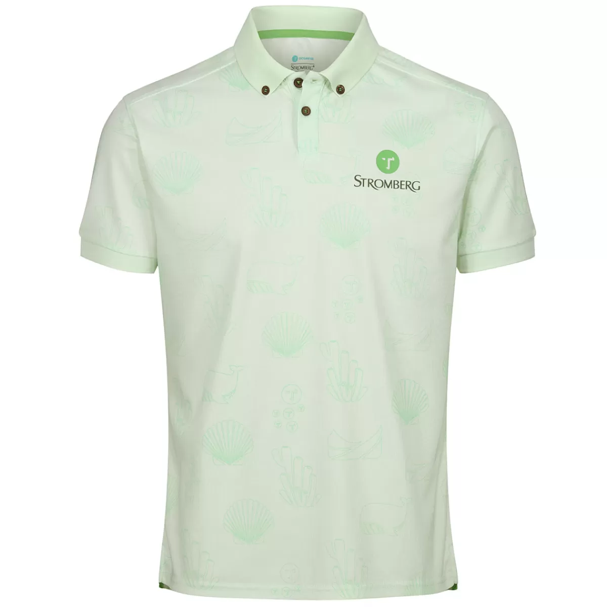 Cheap Ocean Tee Stromberg Men's Oceantee Print Golf Polo Shirt