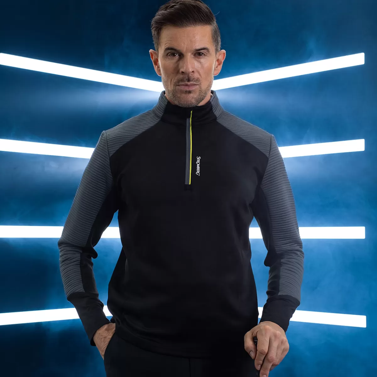 Shop Men's Ridge Golf Midlayer Men Men's Golf Sweaters
