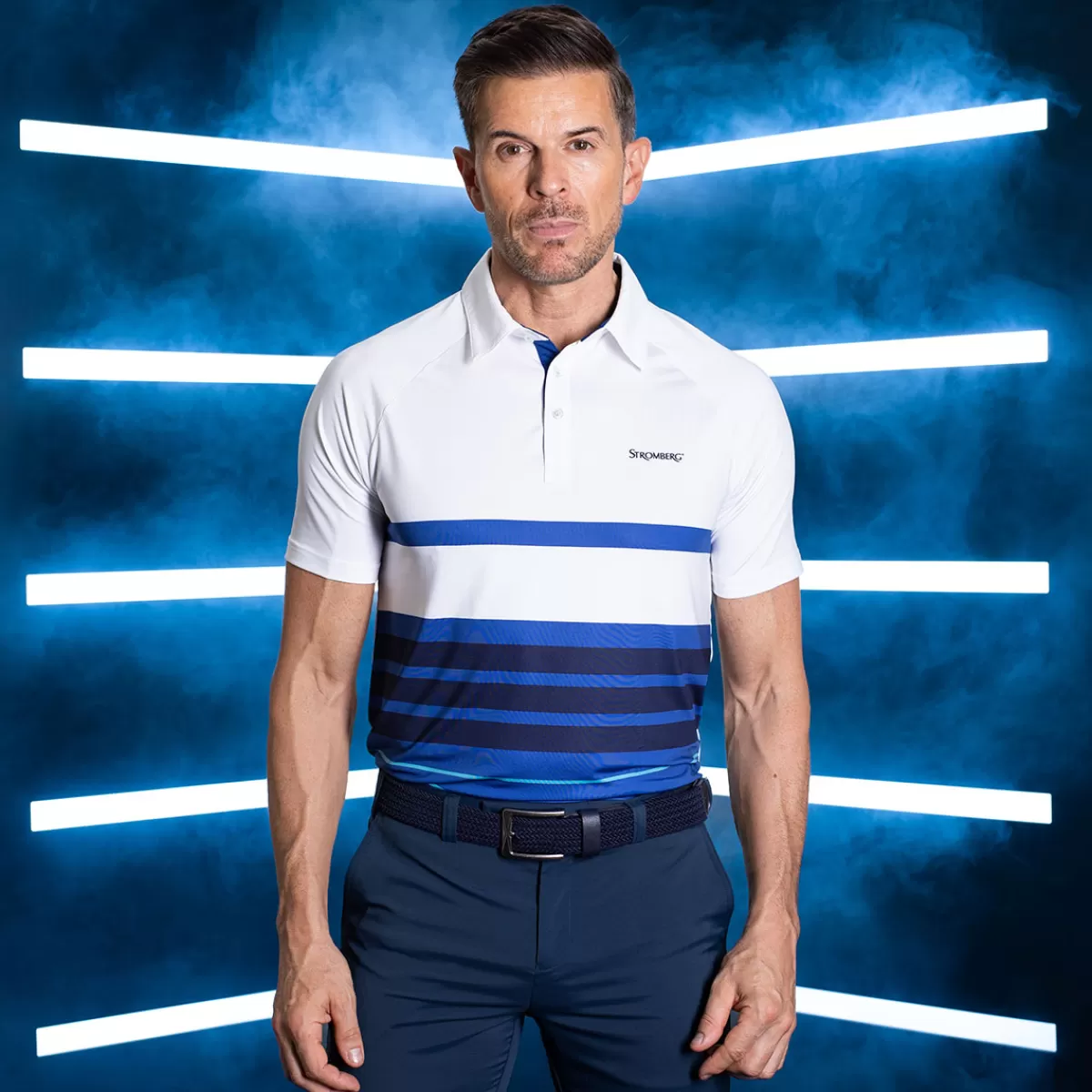 Best Sale Men's Stripe Polo Shirt Men Men's Golf Polo Shirts