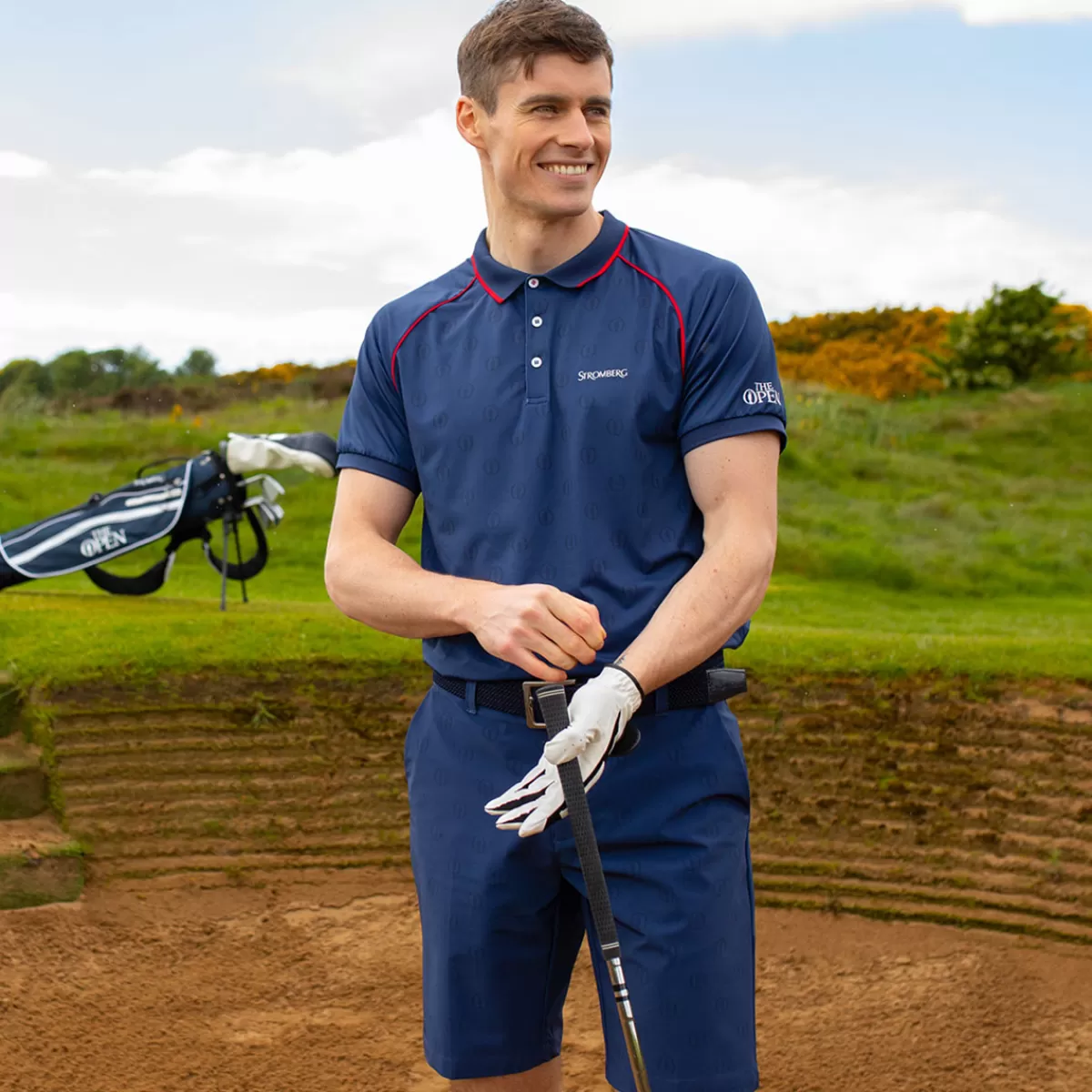 Shop Men's The Open Curtis Golf Polo Shirt Men Men's Golf Polo Shirts