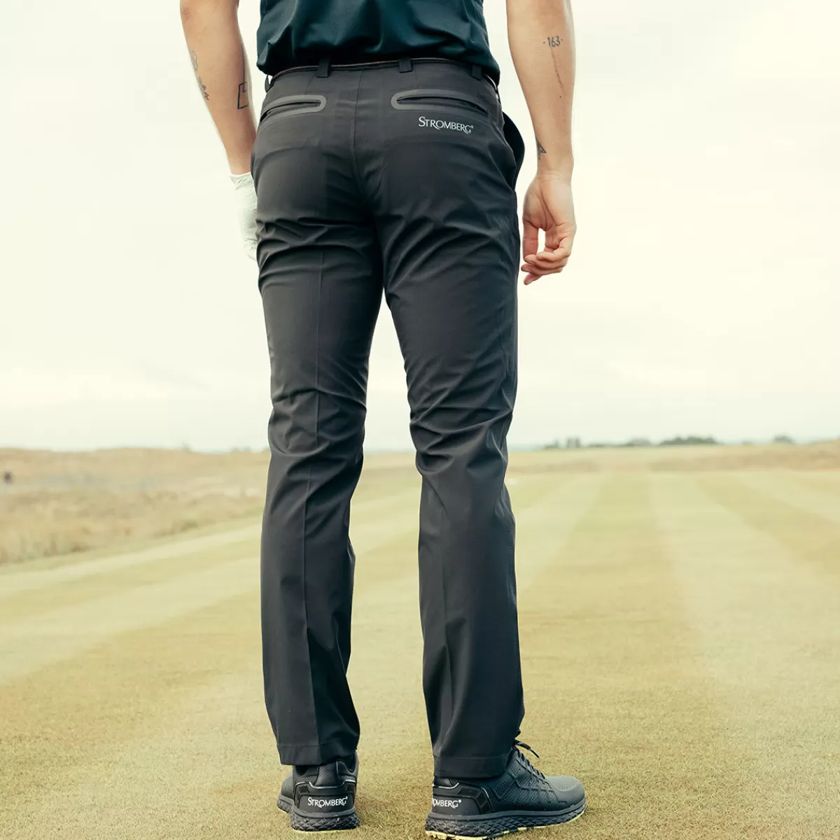 Cheap Men's Weather Tech Stretch Golf Trousers Men Men's Golf Trousers
