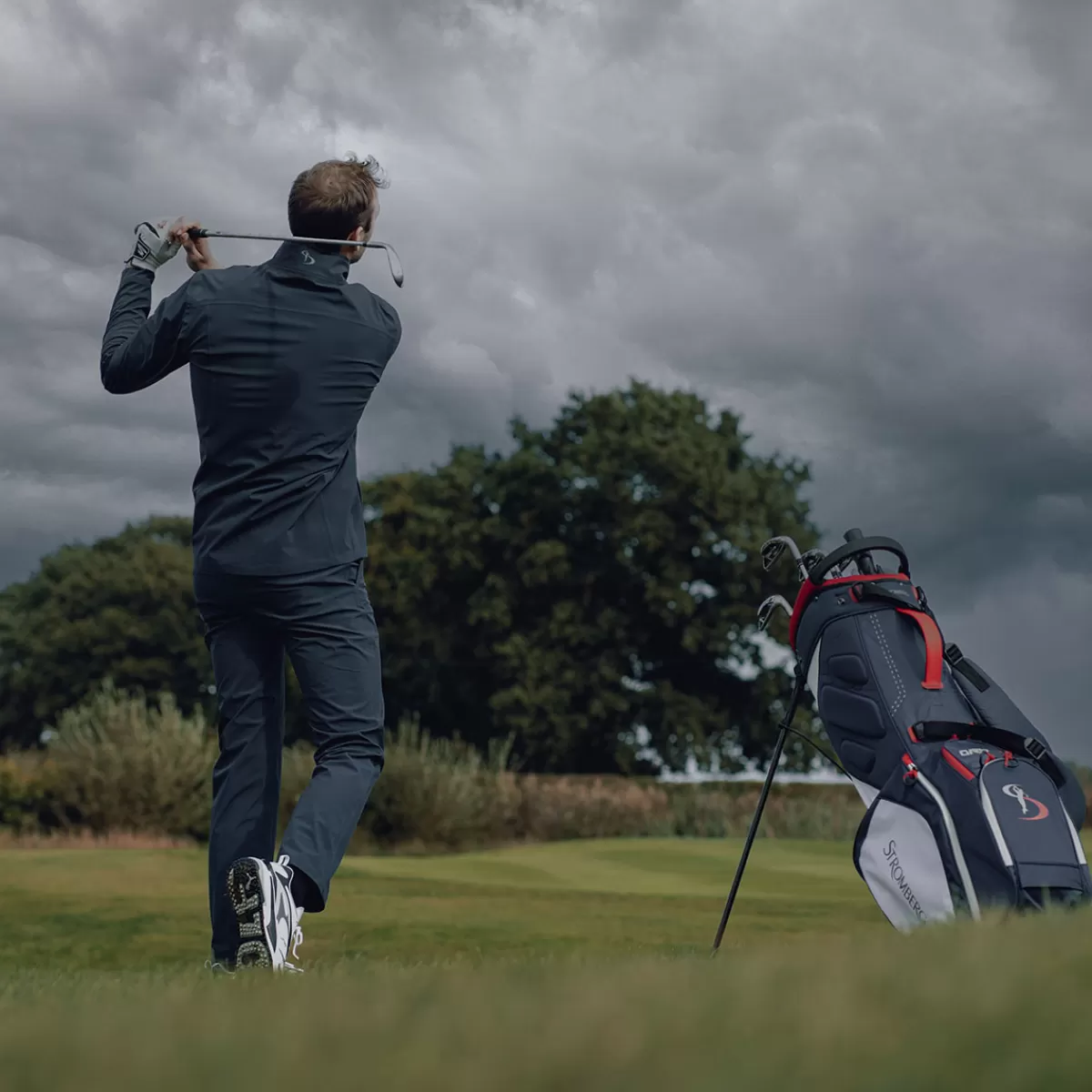 Clearance Stromberg Men's Weather Tech Waterproof Golf Jacket