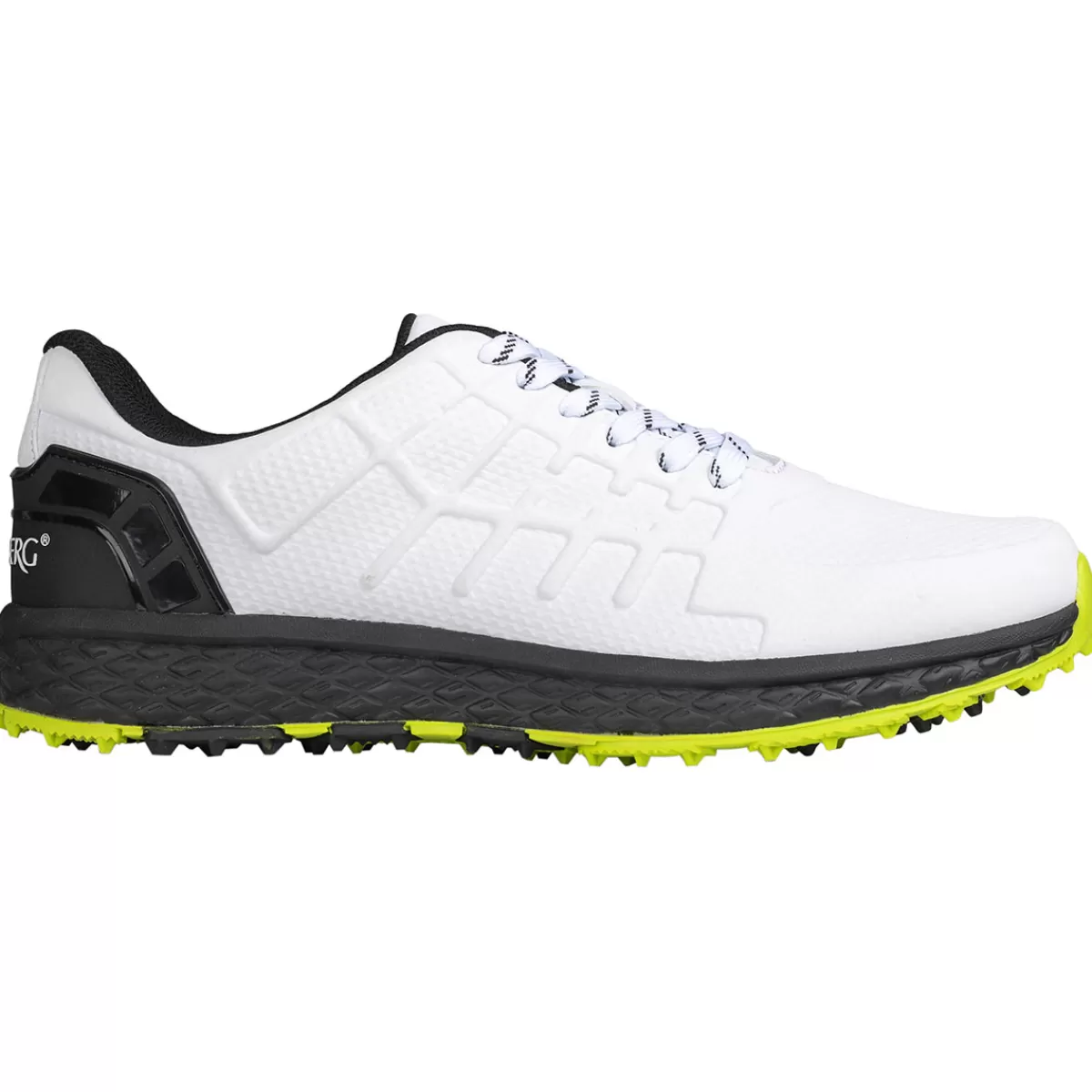 Shop Stromberg Razor Spikeless Shoes White/Black/Lime