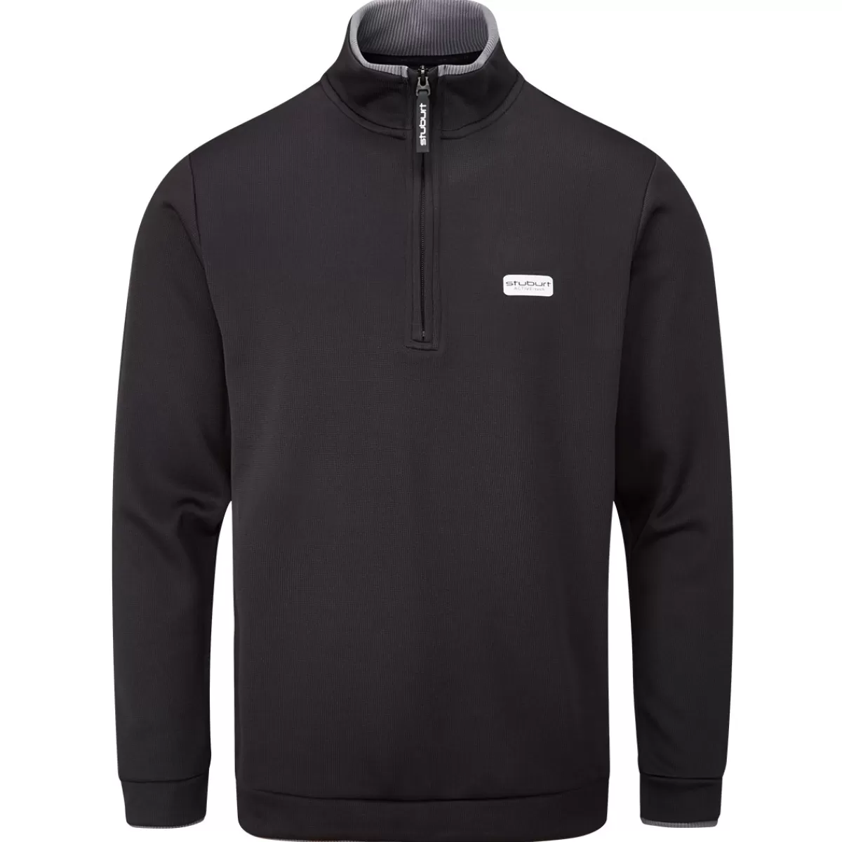 Cheap Stuburt Men's Active-Tech Fleece Golf Mid Layer Men Men's Golf Sweaters