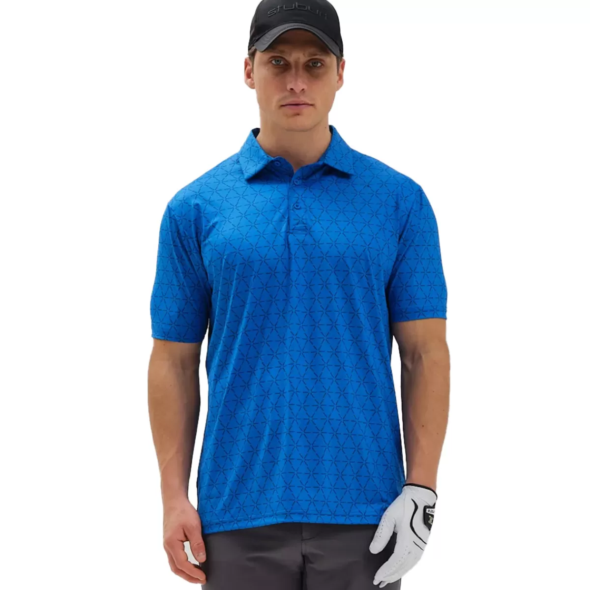 Shop Stuburt Men's Dunnock Golf Polo Shirt