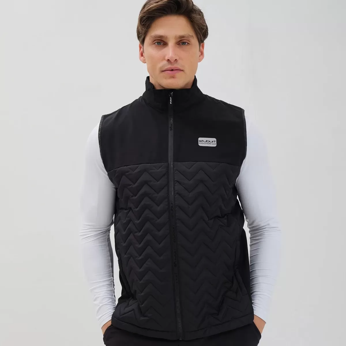 New Men's Evolution Tech Padded Golf Gilet Men Men's Golf Sweaters