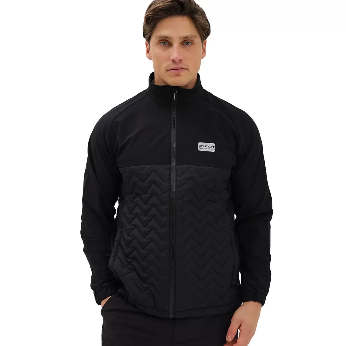Fashion Stuburt Men's Evolution-Tech Padded Golf Jacket Black