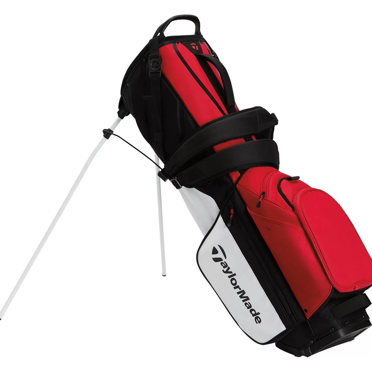 Cheap TaylorMade Flextech Crossover Golf Stand Bag Black/Red/Silver