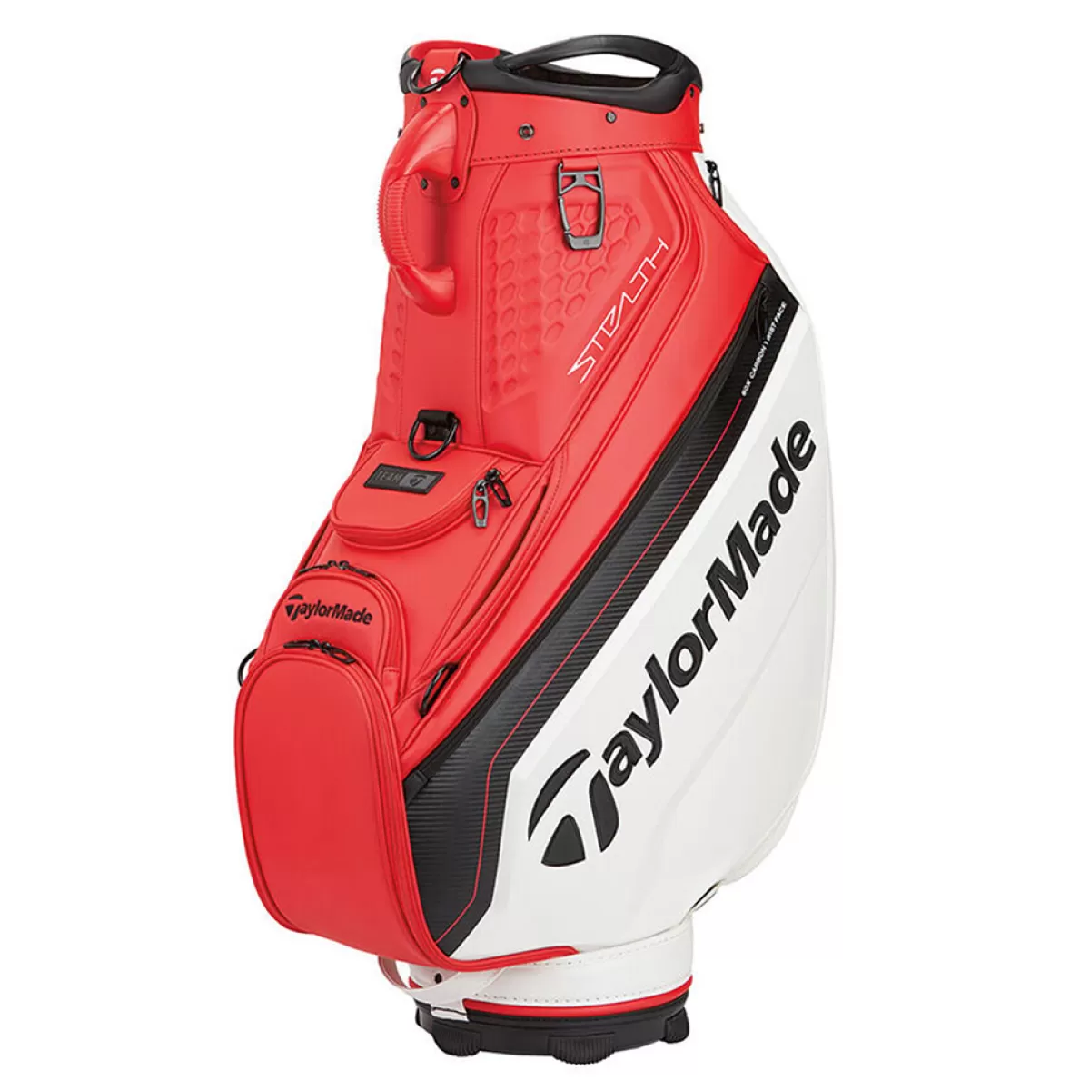 Store TaylorMade Golf Tour Staff Bag Black/Red/Silver